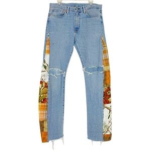 Levi’s 510 Custom Jeans Waist 30 31 Womens Size 10 12 Upcycled Vintage Denim